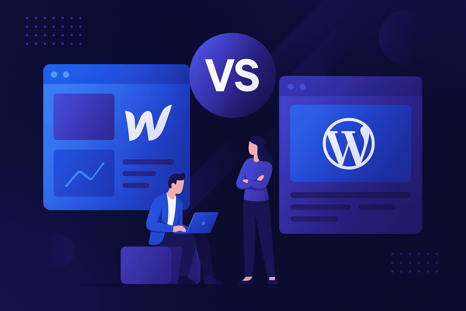 Webflow vs WordPress: what is the best choice for your SMB?